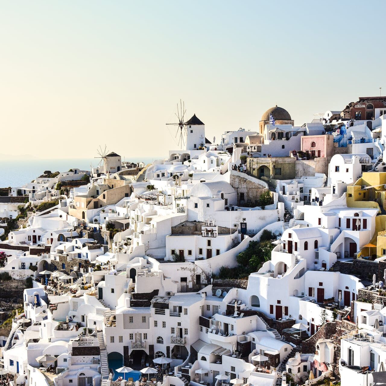 Tåget till Grekland - Oia på Santorini