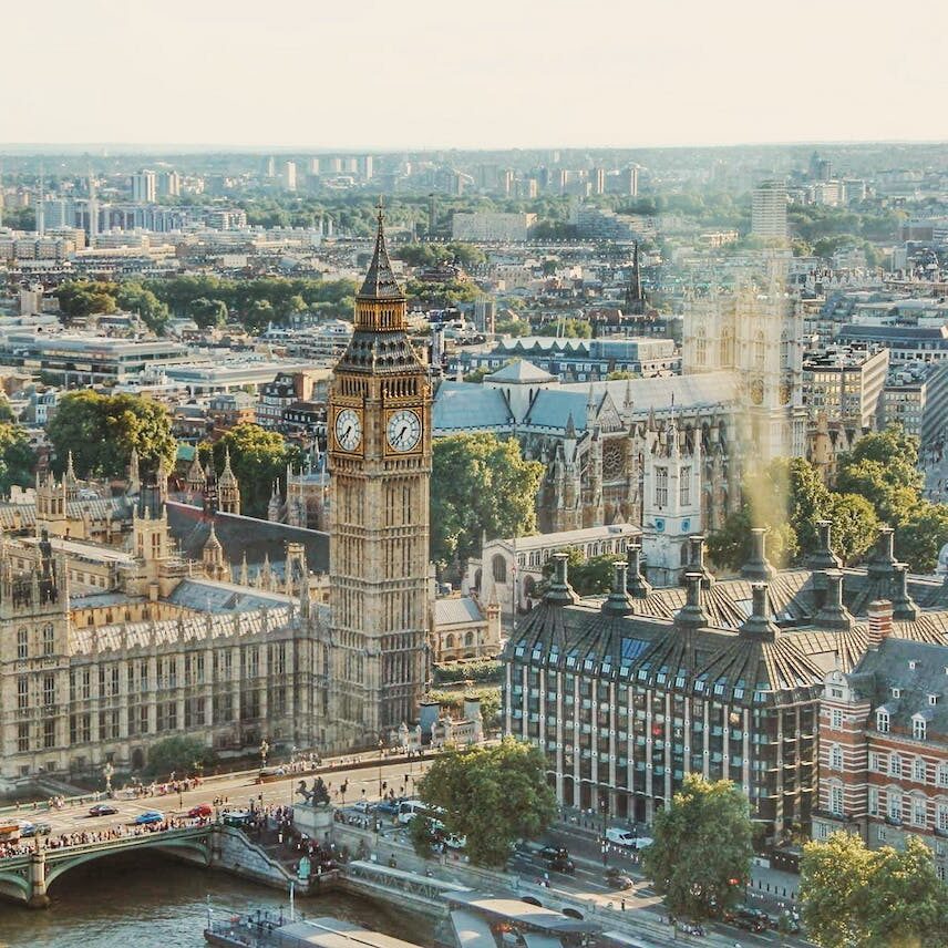 Tåget till Storbritannien - Big Ben i London